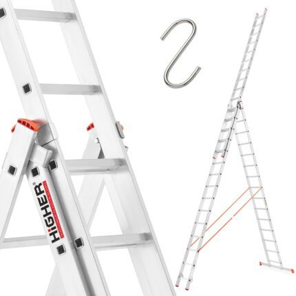 Drabina aluminiowa HIGHER 3x13 na wynajem